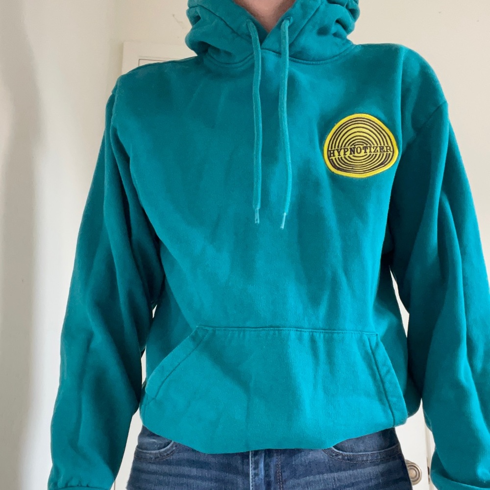 Teal Green Hoodie Sweatshirt